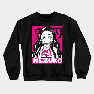 Cute nezuko anime Crewneck Sweatshirt